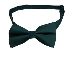 Satin Bow Elegant Green Bow Tie